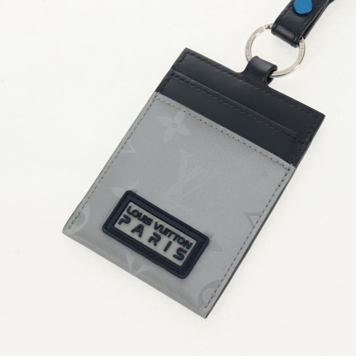 LOUIS VUITTON Monogram satellite Alpha Pouch Silver M44178 LV Auth 156367M