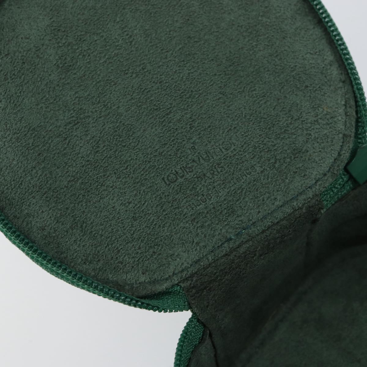LOUIS VUITTON Epi Ecrin Bijoux 10 Jewelry Box Green M48214 LV Auth 156368
