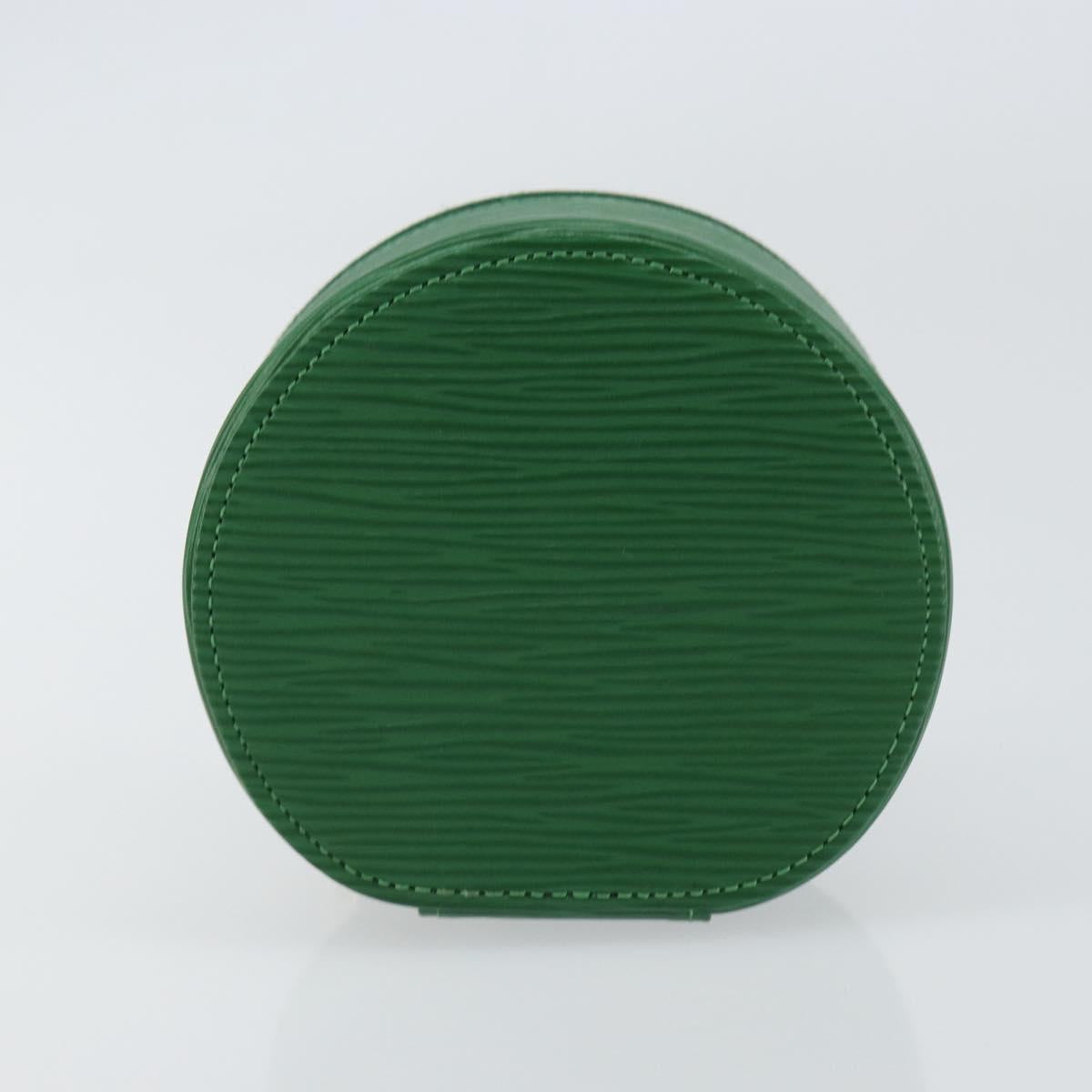 LOUIS VUITTON Epi Ecrin Bijoux 10 Jewelry Box Green M48214 LV Auth 156368
