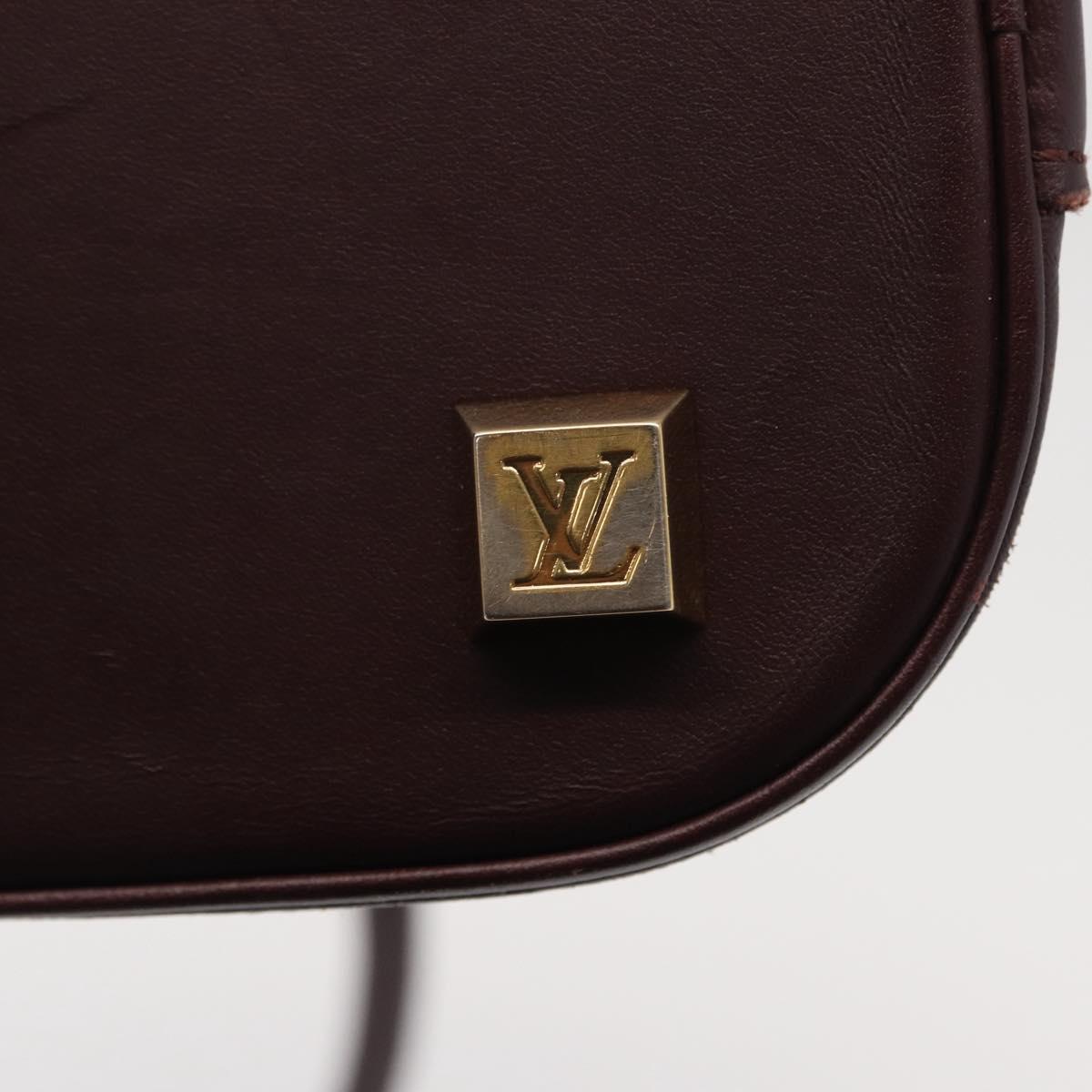 LOUIS VUITTON Monogram Mini Alma Haut Hand Bag Red M92204 LV Auth 156384