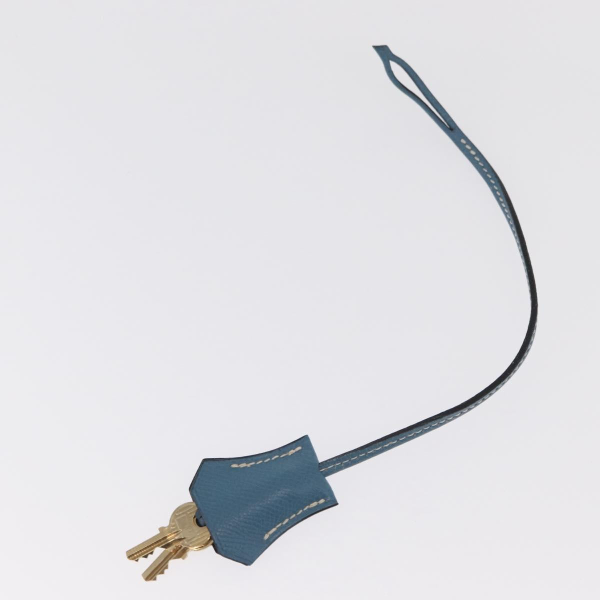 HERMES Birkin 35 Hand Bag Epsom Embossed Light Blue Gold Auth 156385SM