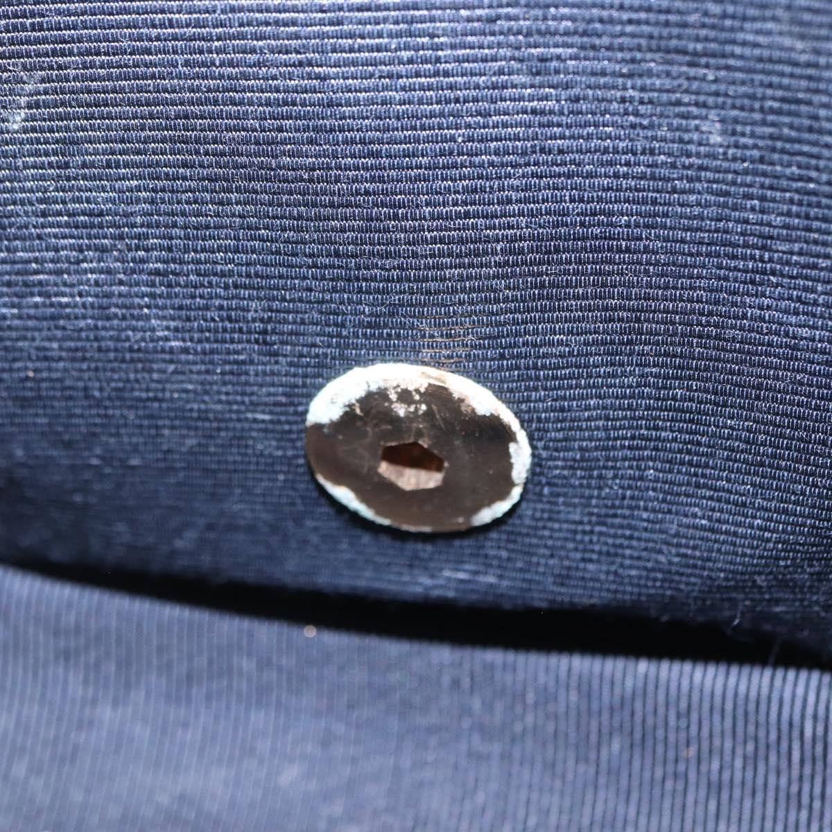 CHANEL Chain Shoulder Bag Leather White Gold CC Auth 156509