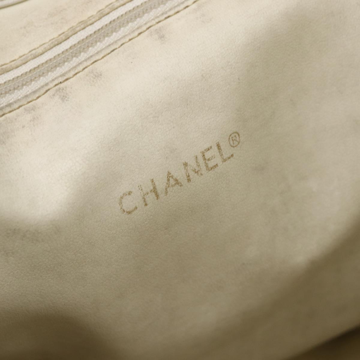 CHANEL Shoulder Bag Canvas Black Gold CC Auth 156515
