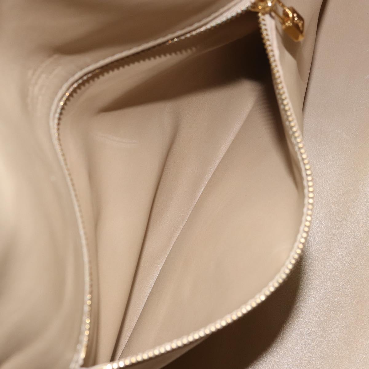 LOUIS VUITTON Monogram Vernis Mercer Boston Bag Beige M91000 LV Auth 156517