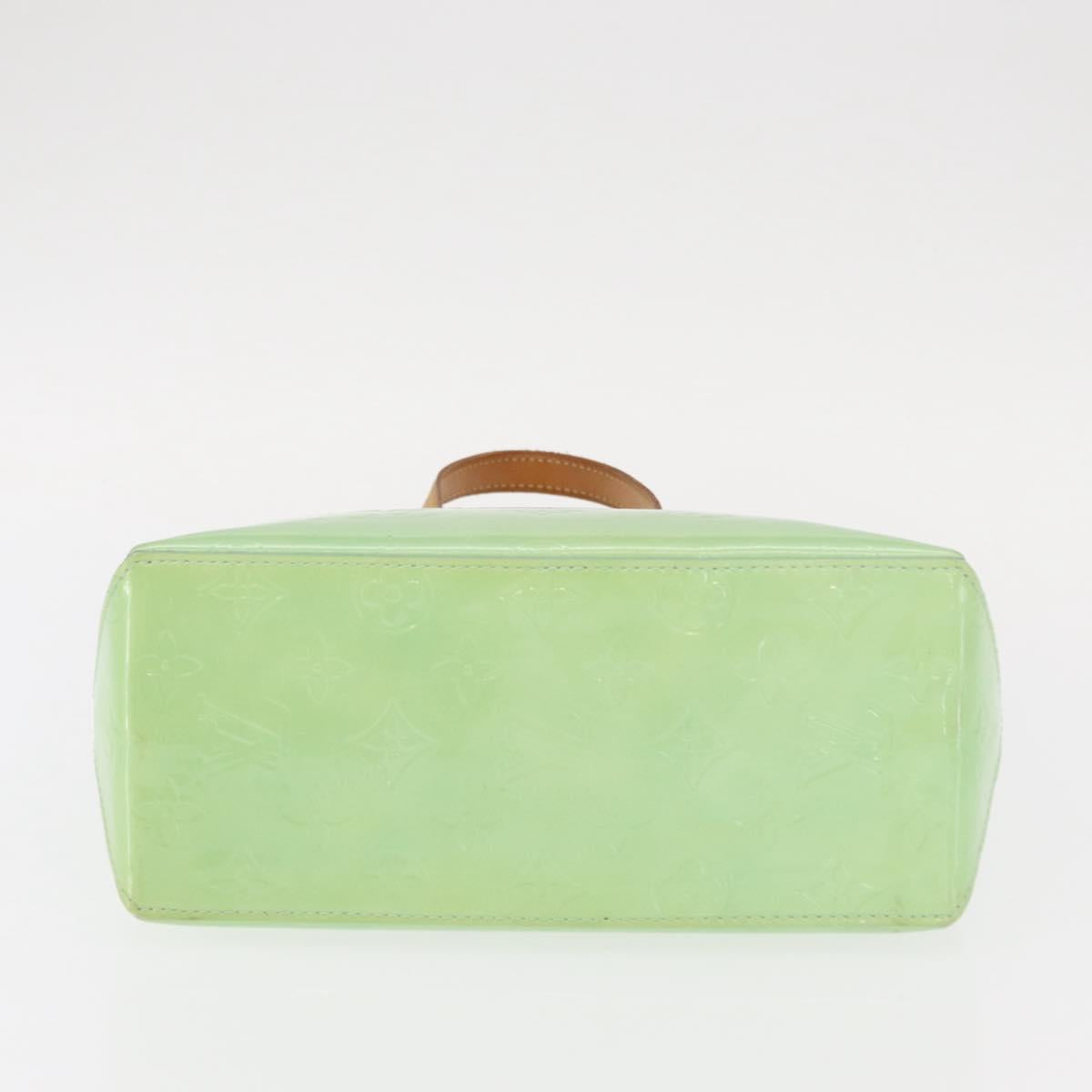 LOUIS VUITTON Monogram Vernis Reade PM Hand Bag Peppermint M91307 LV Auth 156518