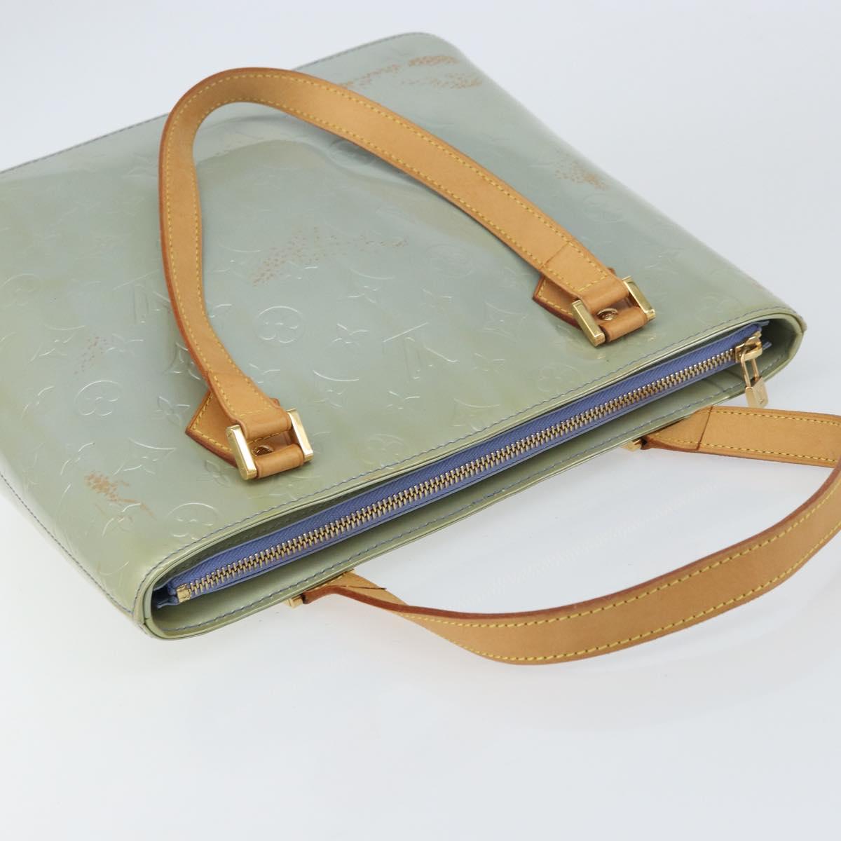 LOUIS VUITTON Monogram Vernis Houston Hand Bag Lavande M91218 LV Auth 156521