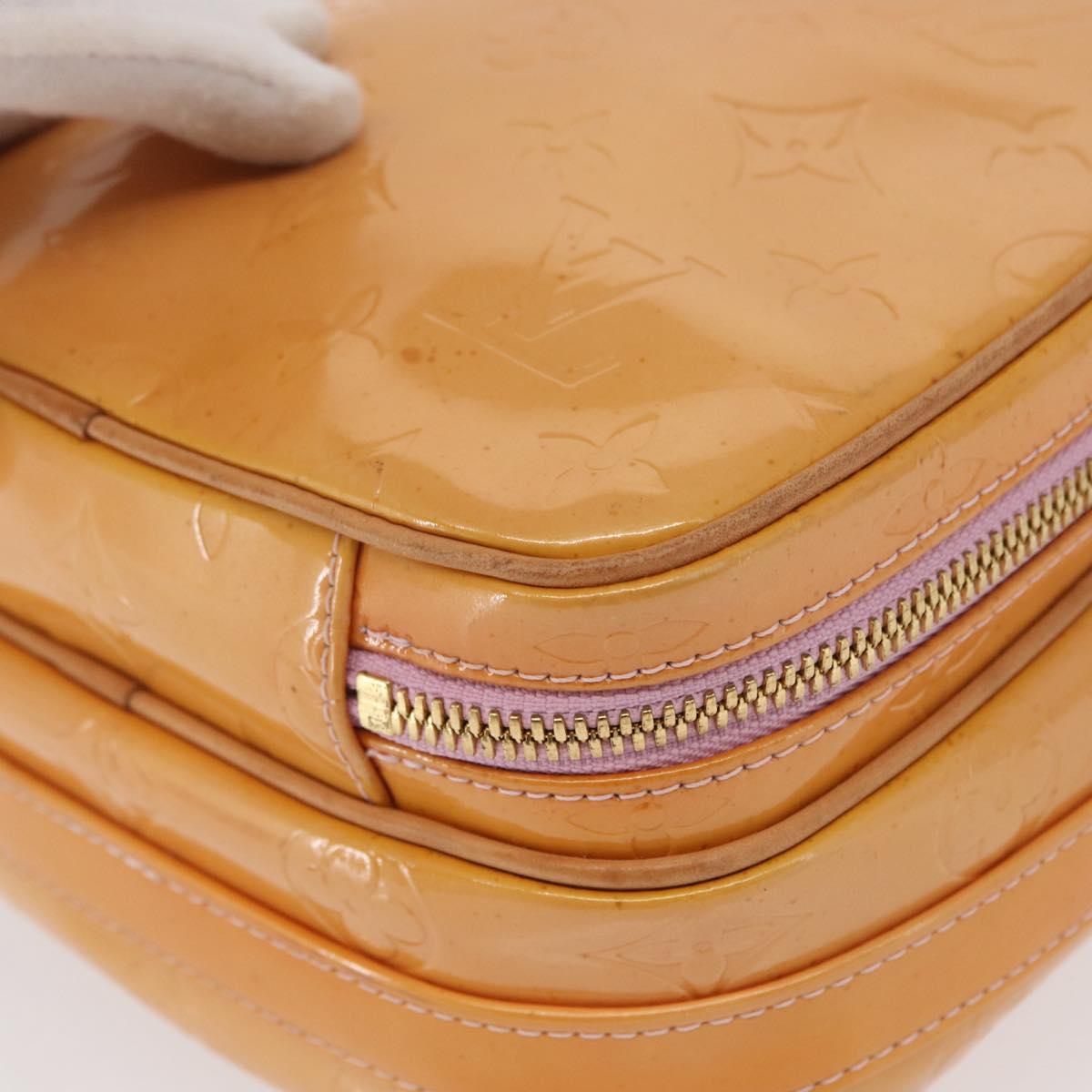 LOUIS VUITTON Monogram Vernis Wooster Bag Marshmallow Pink M91037 LV Auth 156525