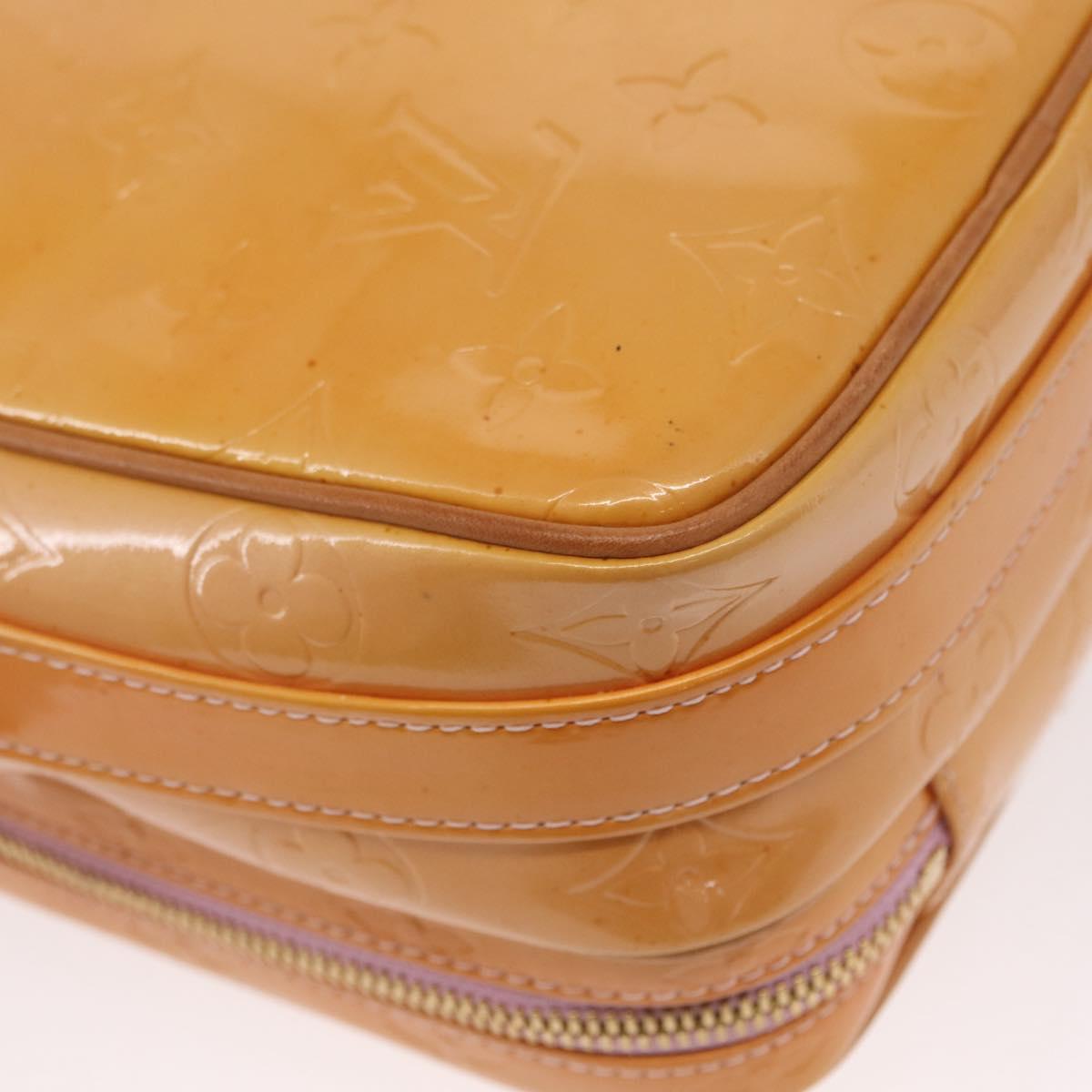 LOUIS VUITTON Monogram Vernis Wooster Bag Marshmallow Pink M91037 LV Auth 156525