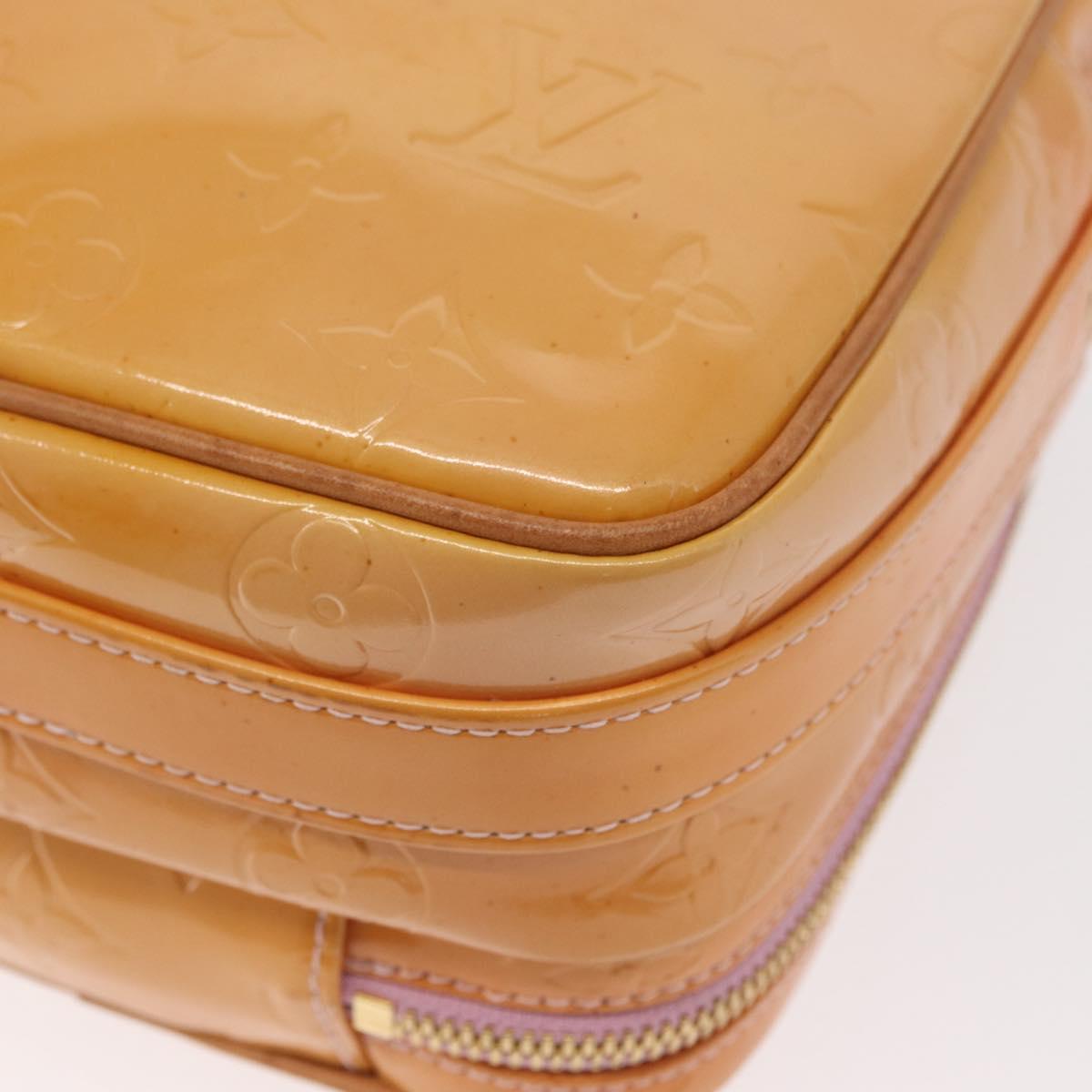 LOUIS VUITTON Monogram Vernis Wooster Bag Marshmallow Pink M91037 LV Auth 156525