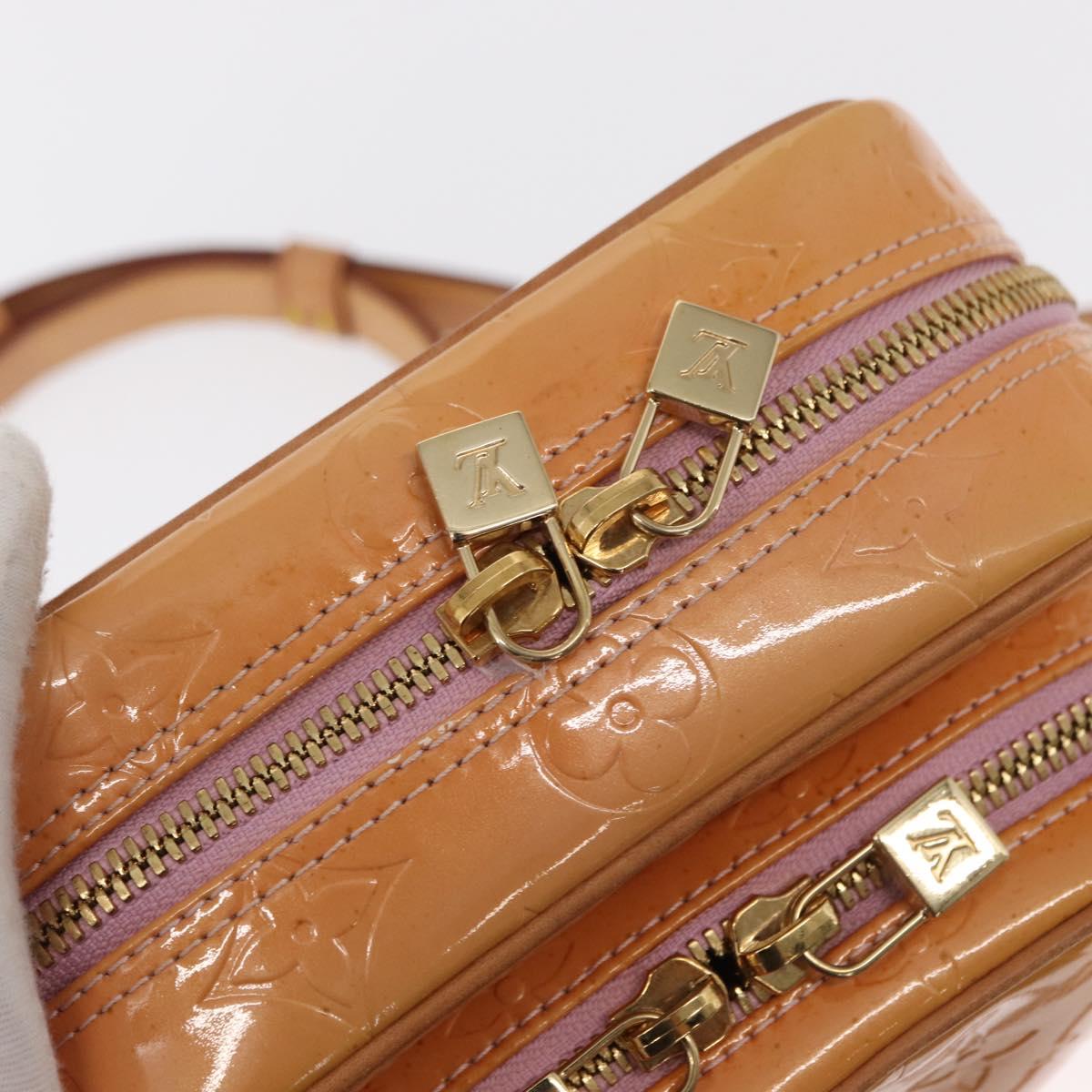 LOUIS VUITTON Monogram Vernis Wooster Bag Marshmallow Pink M91037 LV Auth 156525