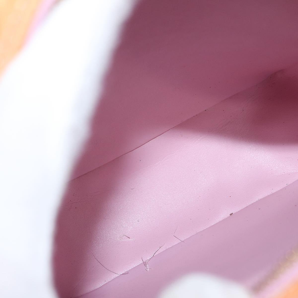 LOUIS VUITTON Monogram Vernis Wooster Bag Marshmallow Pink M91037 LV Auth 156525