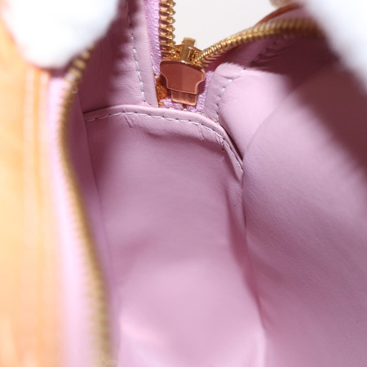LOUIS VUITTON Monogram Vernis Wooster Bag Marshmallow Pink M91037 LV Auth 156525