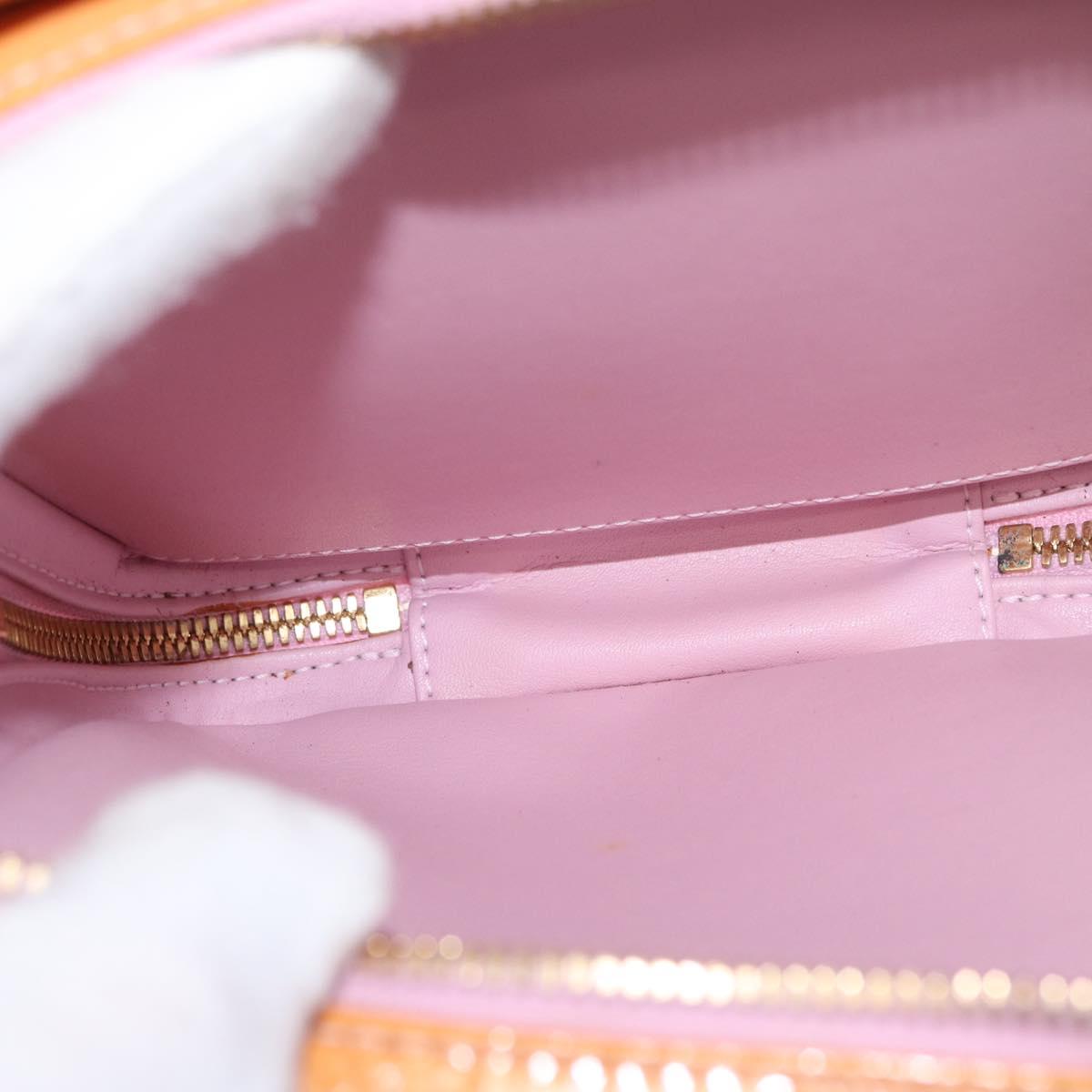 LOUIS VUITTON Monogram Vernis Wooster Bag Marshmallow Pink M91037 LV Auth 156525