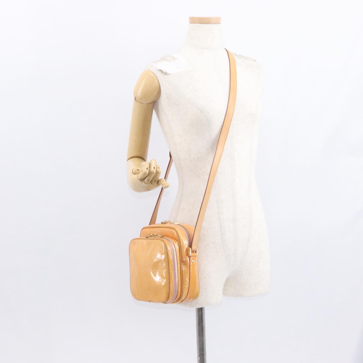 LOUIS VUITTON Monogram Vernis Wooster Bag Marshmallow Pink M91037 LV Auth 156525