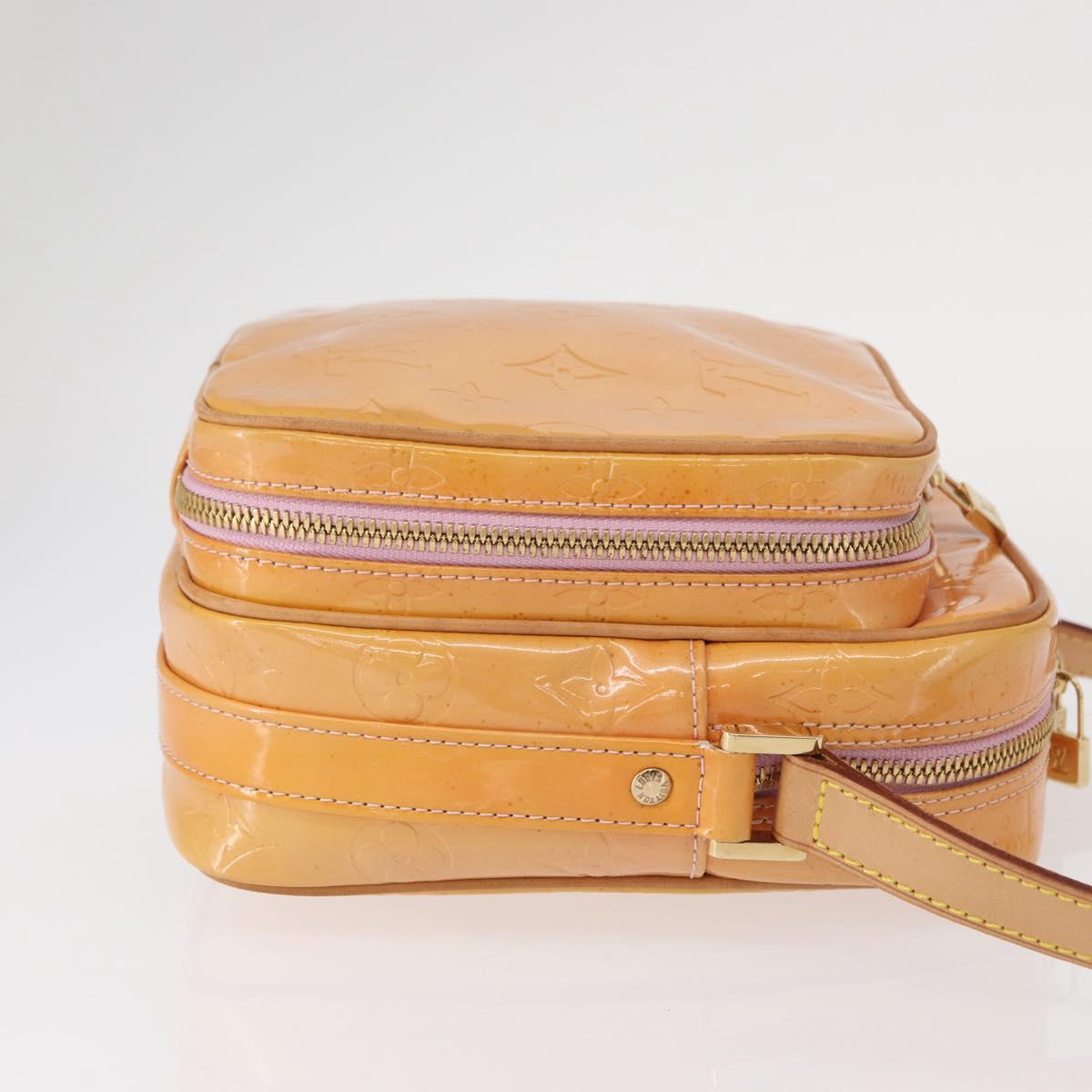 LOUIS VUITTON Monogram Vernis Wooster Bag Marshmallow Pink M91037 LV Auth 156525