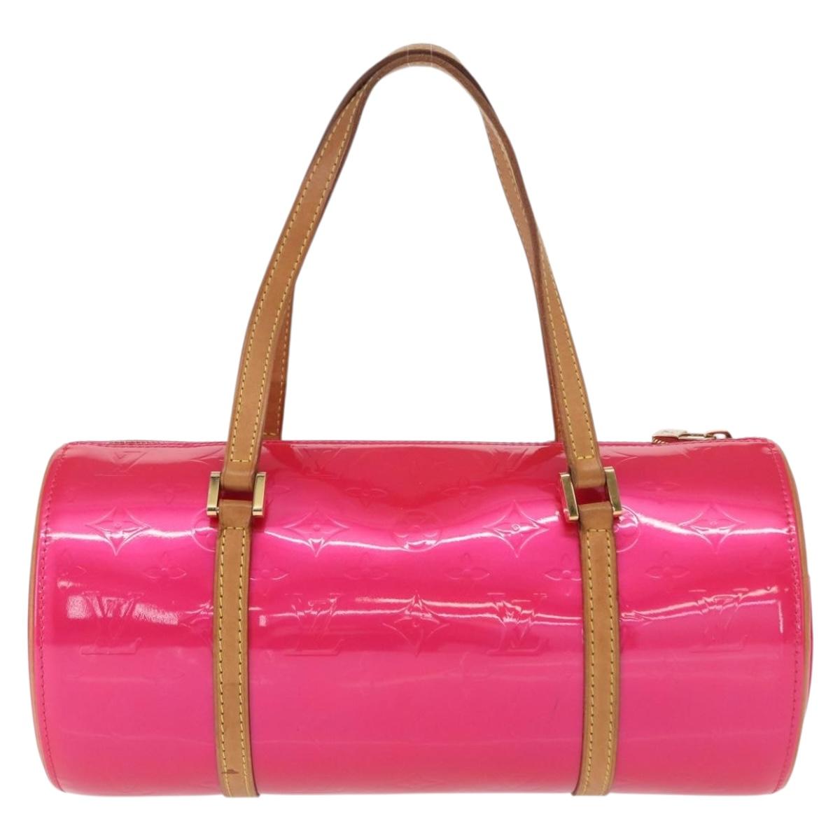 LOUIS VUITTON Monogram Vernis Bedford Hand Bag Fuchsia Pink M91255 Auth 156527V
