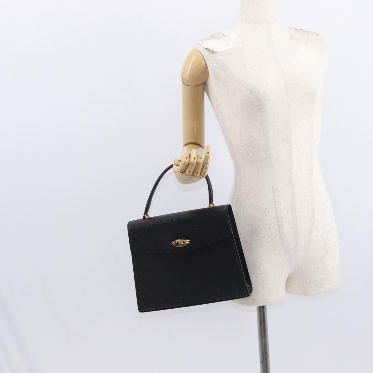 LOUIS VUITTON Epi Malesherbes Hand Bag Black M52372 LV Auth 156528