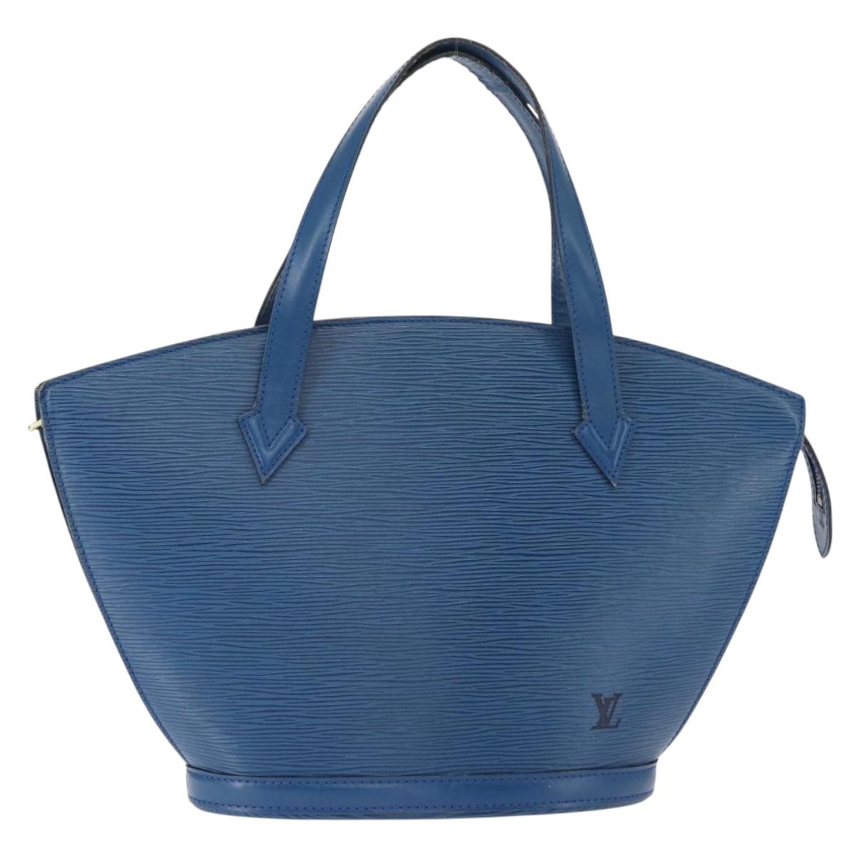 LOUIS VUITTON Epi Saint Jacques Shopping Shoulder Bag Blue M52275 LV Auth 156530