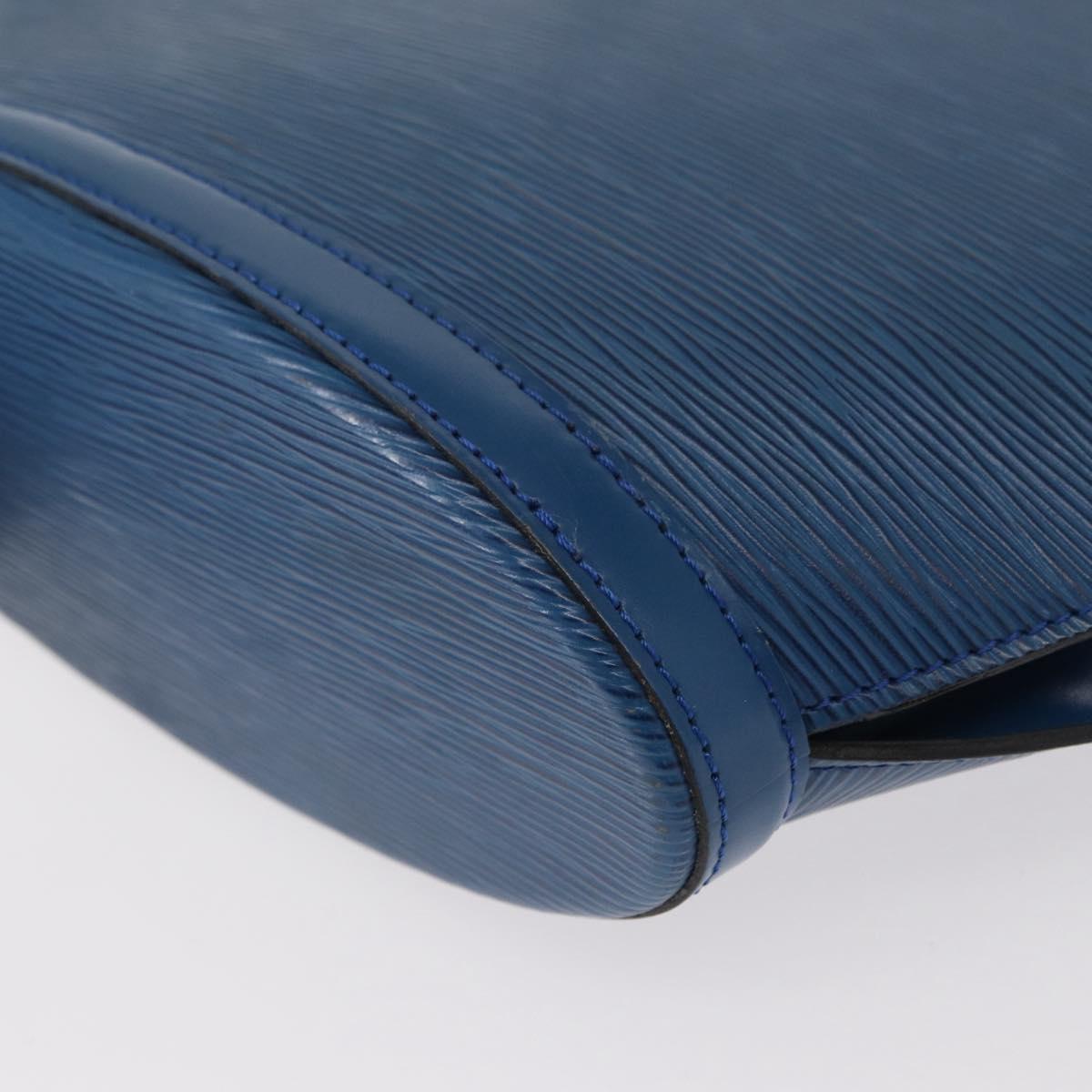 LOUIS VUITTON Epi Saint Jacques Shopping Shoulder Bag Blue M52275 LV Auth 156530