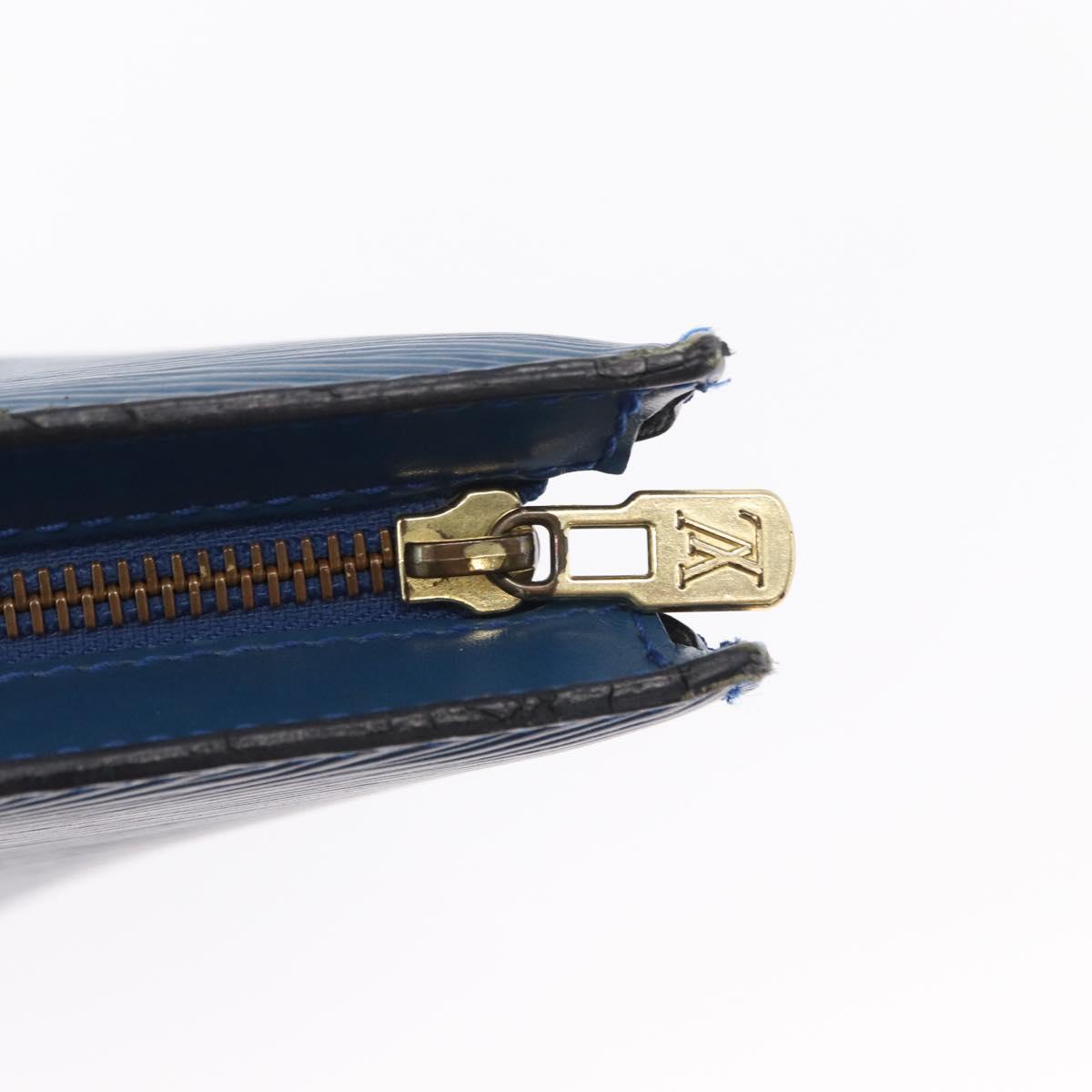 LOUIS VUITTON Epi Saint Jacques Shopping Shoulder Bag Blue M52275 LV Auth 156530