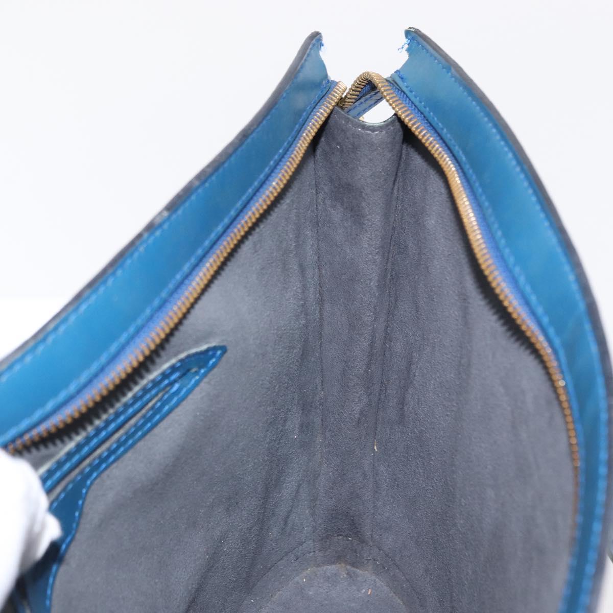 LOUIS VUITTON Epi Saint Jacques Shopping Shoulder Bag Blue M52275 LV Auth 156530