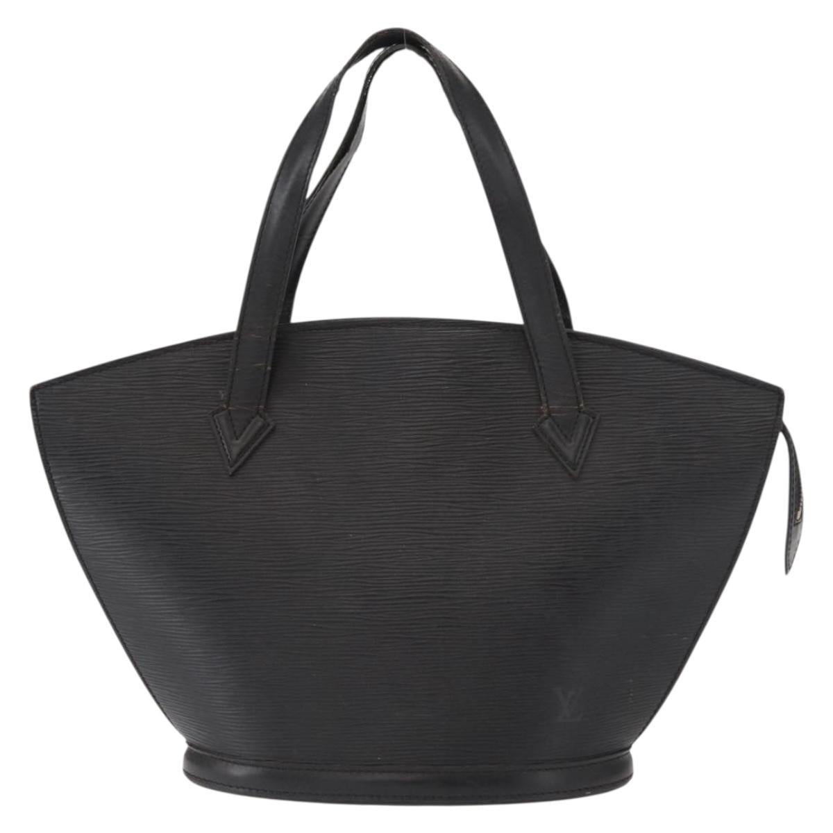 LOUIS VUITTON Epi Saint Jacques Shopping Shoulder Bag Black M52262 Auth 156531