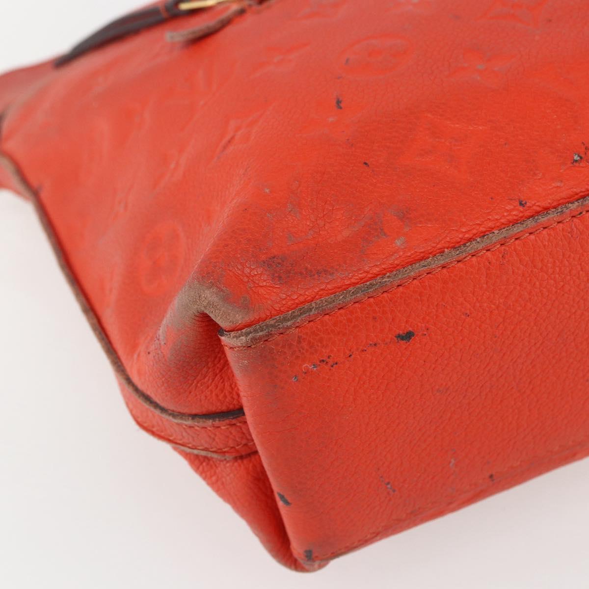 LOUIS VUITTON Empreinte Bastille PM Bag 2way Red Slys M41169 Auth 156541