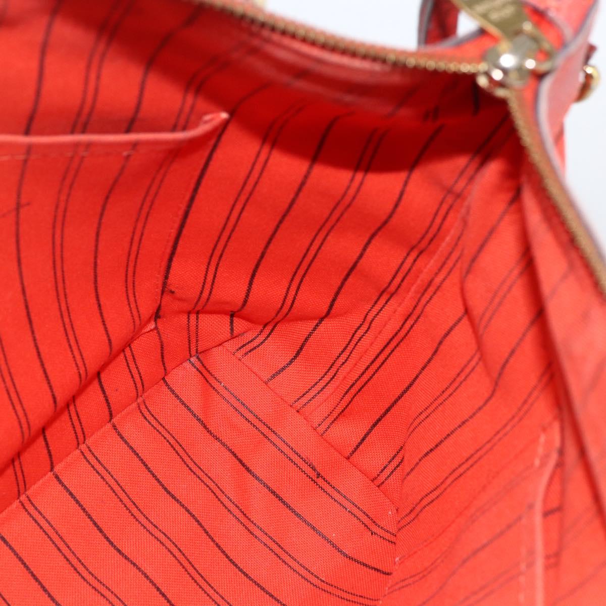 LOUIS VUITTON Empreinte Bastille PM Bag 2way Red Slys M41169 Auth 156541