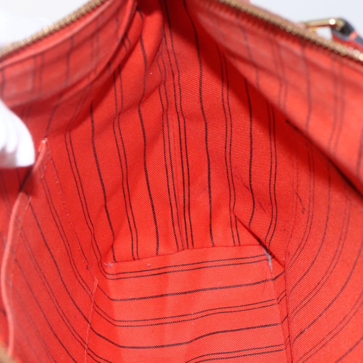 LOUIS VUITTON Empreinte Bastille PM Bag 2way Red Slys M41169 Auth 156541