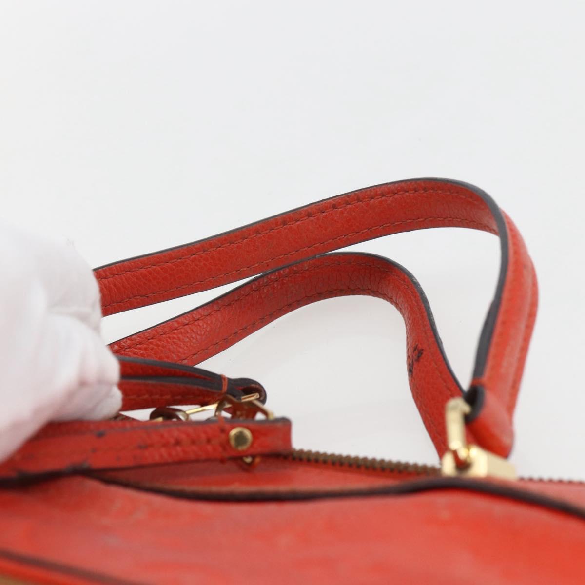 LOUIS VUITTON Empreinte Bastille PM Bag 2way Red Slys M41169 Auth 156541