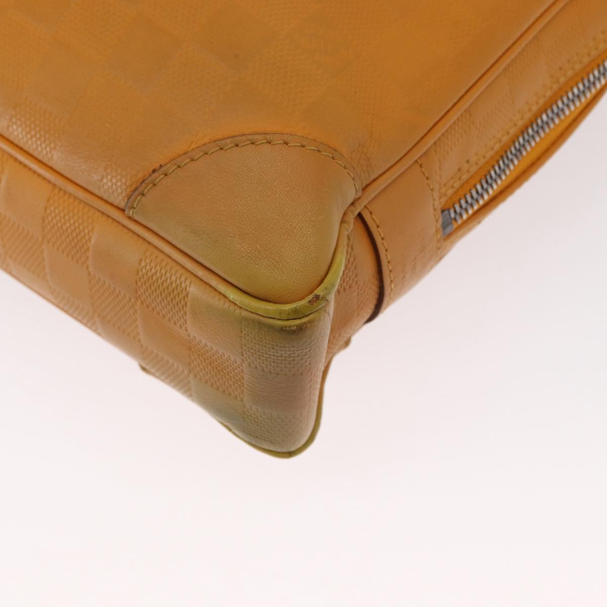 LOUIS VUITTON Damier Infini Porte Documents Voyage Bag Solar N41218 Auth 156542