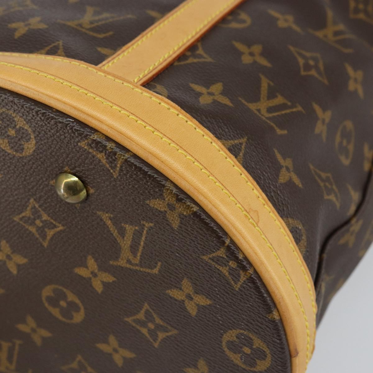 LOUIS VUITTON Monogram Bucket GM Shoulder Bag M42236 LV Auth 156566