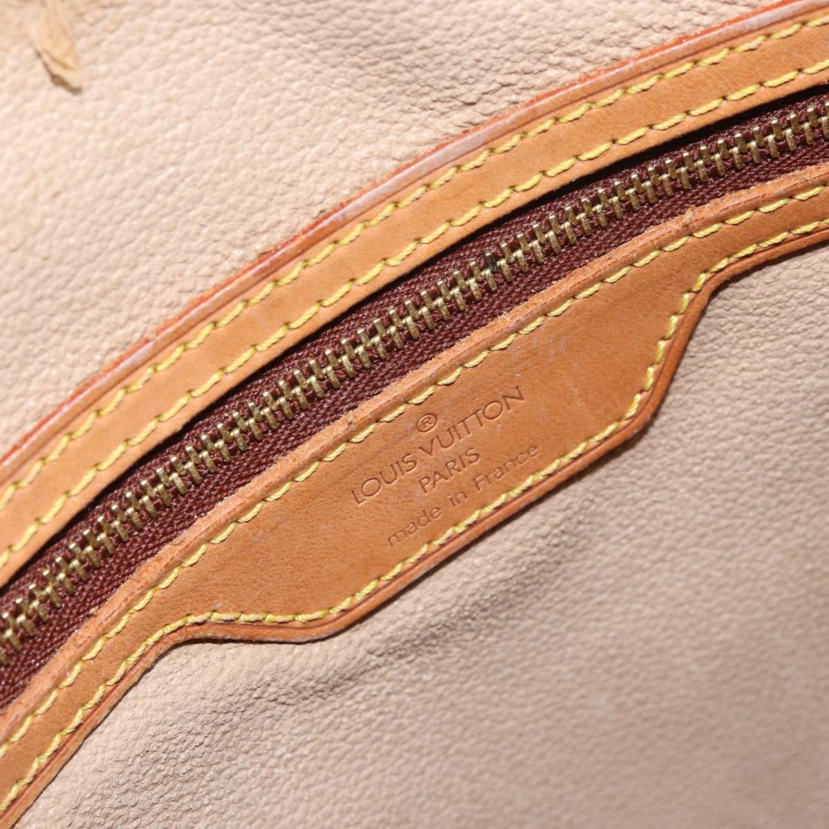 LOUIS VUITTON Monogram Bucket GM Shoulder Bag M42236 LV Auth 156566