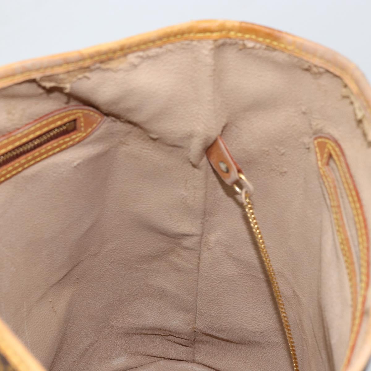 LOUIS VUITTON Monogram Bucket GM Shoulder Bag M42236 LV Auth 156566