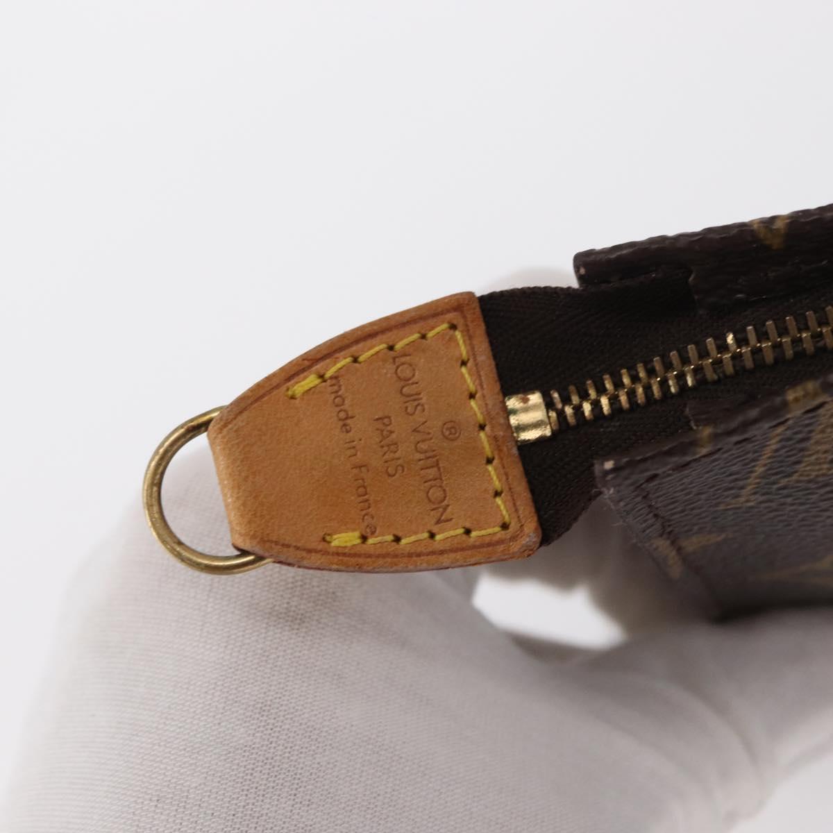 LOUIS VUITTON Monogram Bucket GM Accessory Pouch LV Auth 156567