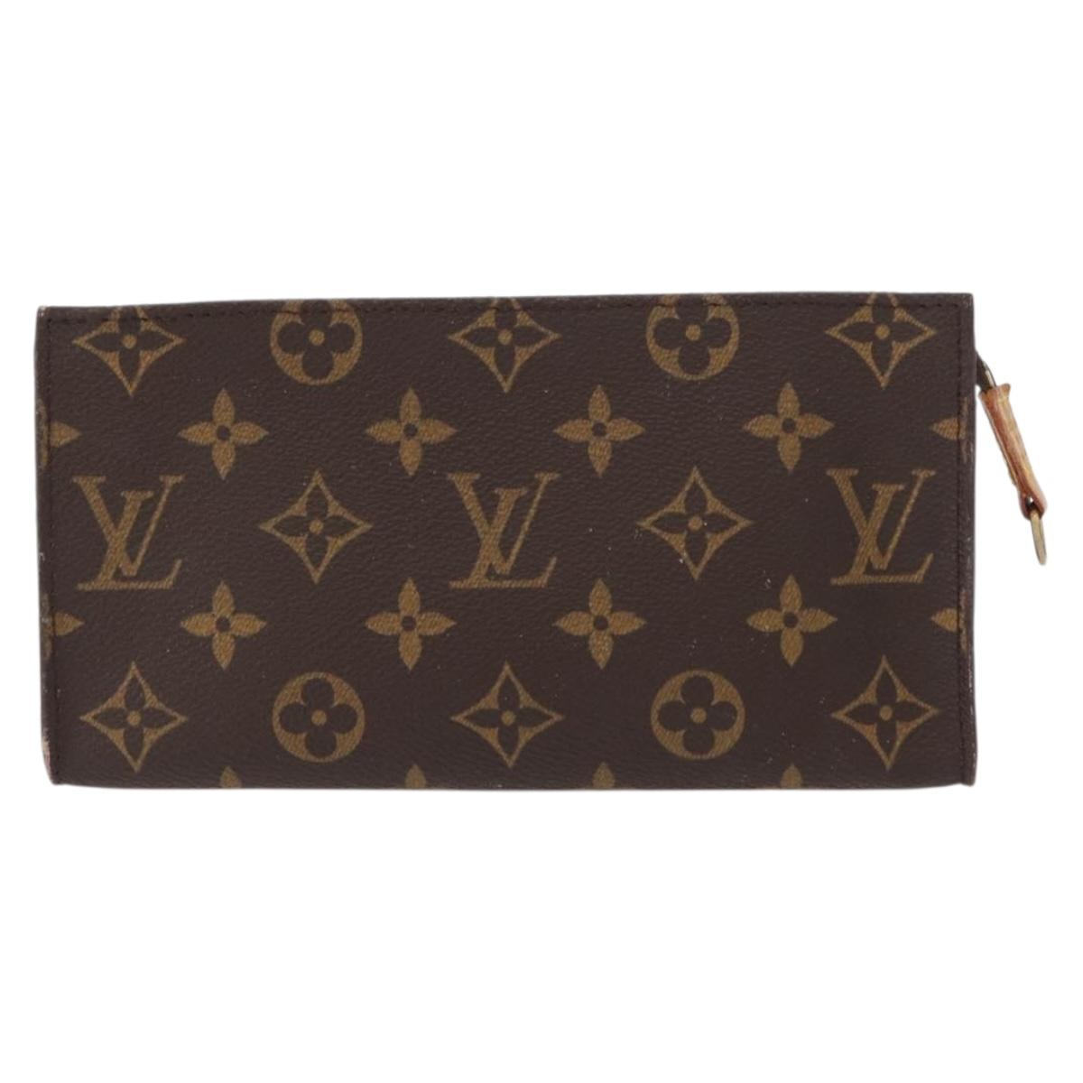 LOUIS VUITTON Monogram Bucket GM Accessory Pouch LV Auth 156567