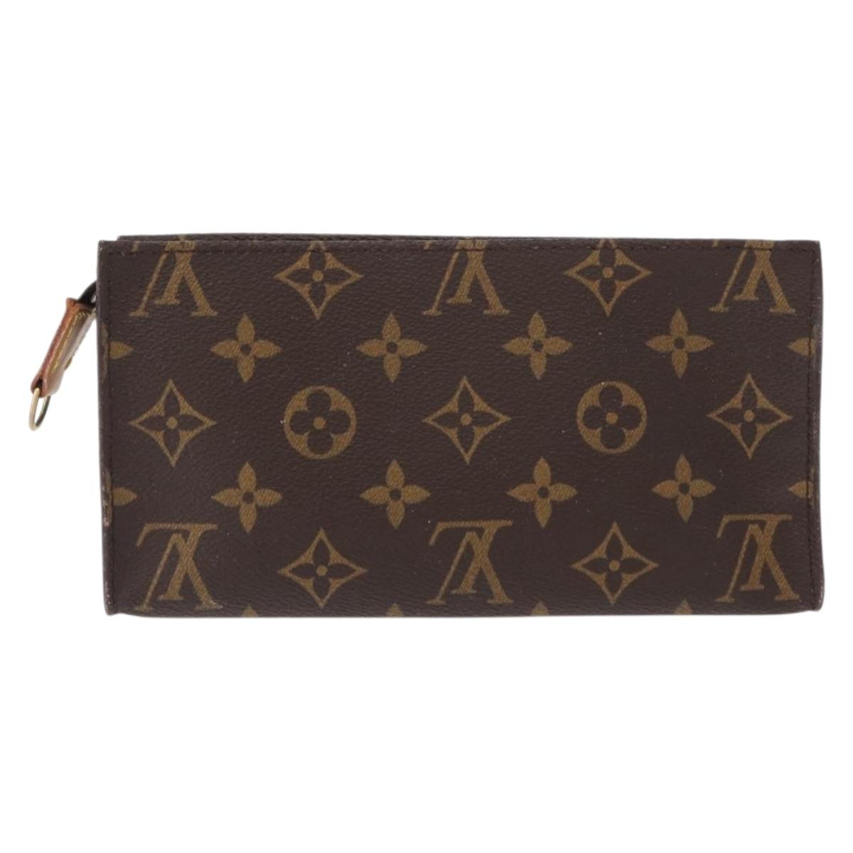 LOUIS VUITTON Monogram Bucket GM Accessory Pouch LV Auth 156567