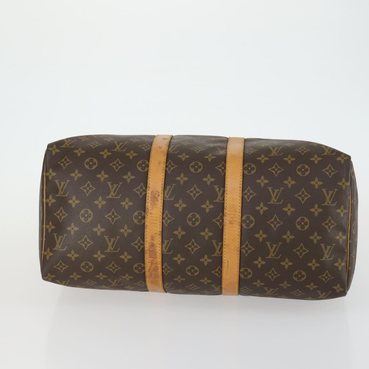 LOUIS VUITTON Monogram Keepall 45 Boston Bag M41428 LV Auth 156591