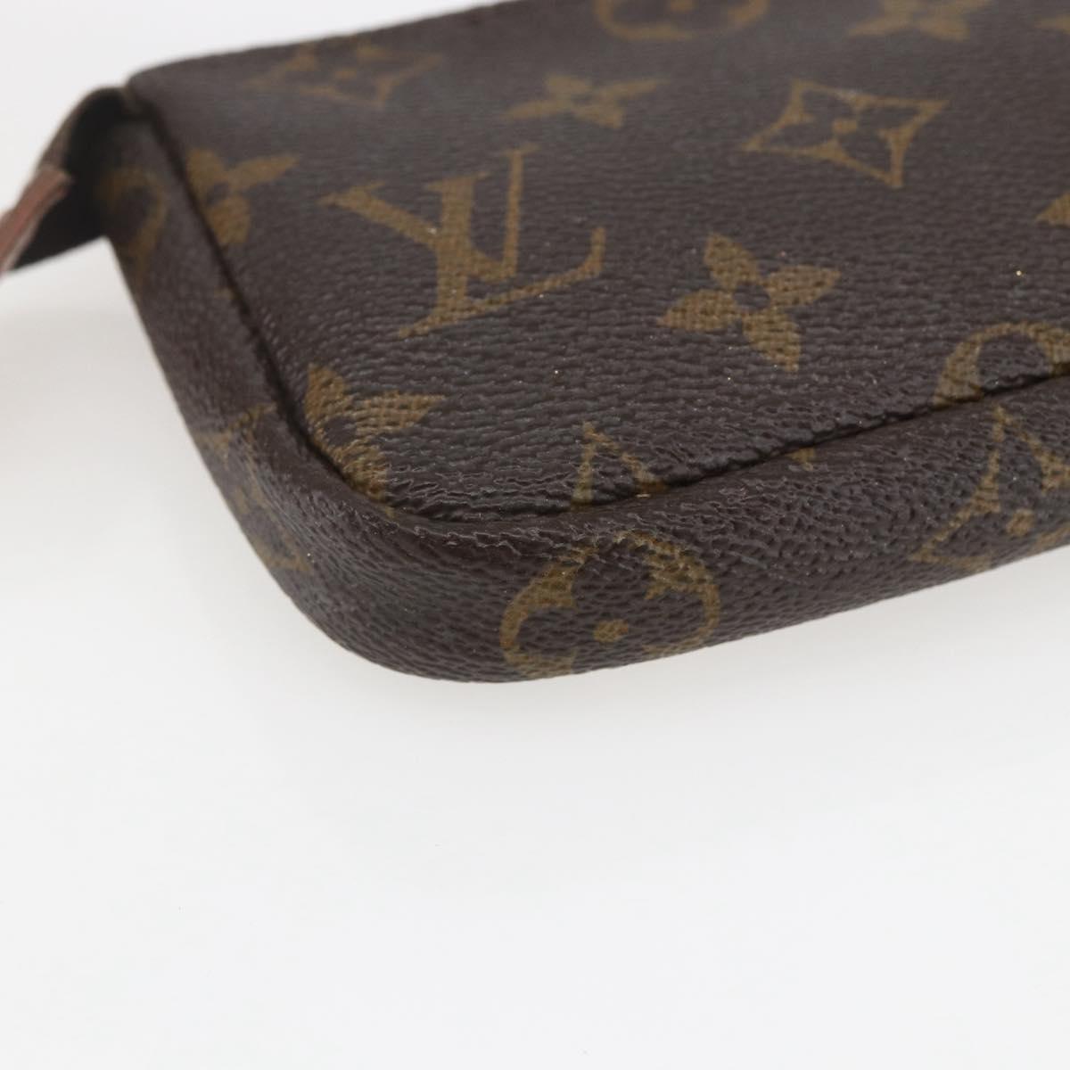 LOUIS VUITTON Monogram Label Collection Trousse Cre Pouch M63800 LV Auth 156625