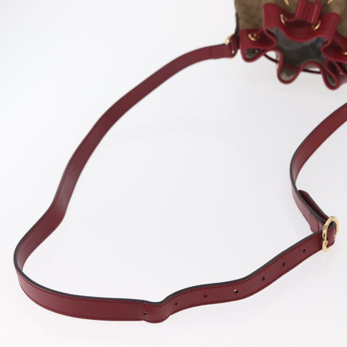 GUCCI Micro GG Supreme Doraemon Collaboration Bag PVC 625216 Auth 156657SAM