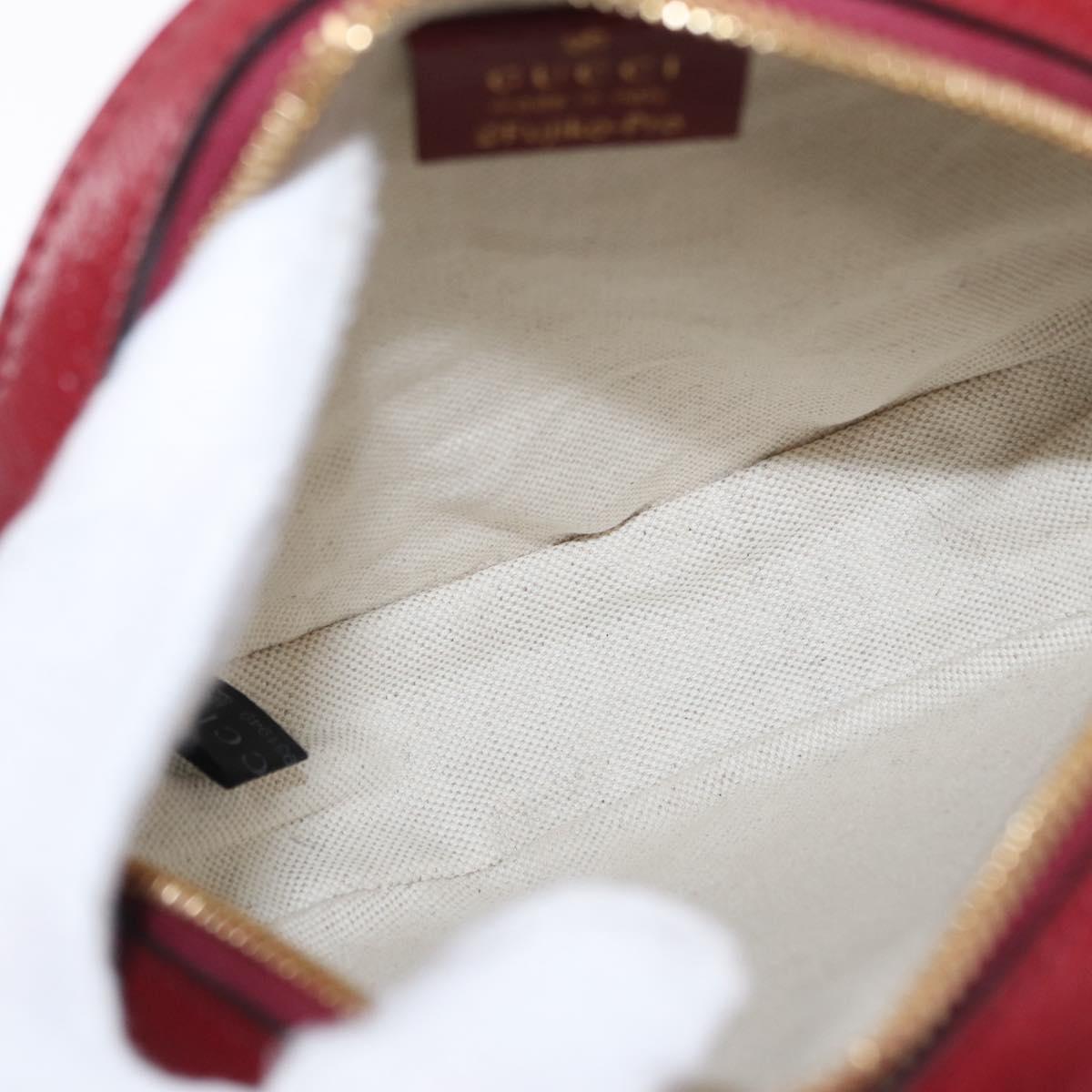 GUCCI Micro GG Supreme Doraemon Collaboration Bag PVC 625216 Auth 156658SAM