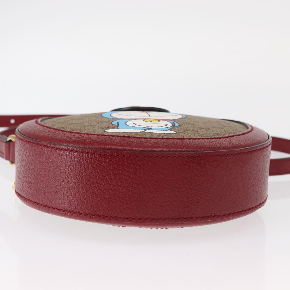 GUCCI Micro GG Supreme Doraemon Collaboration Bag PVC 625216 Auth 156658SAM