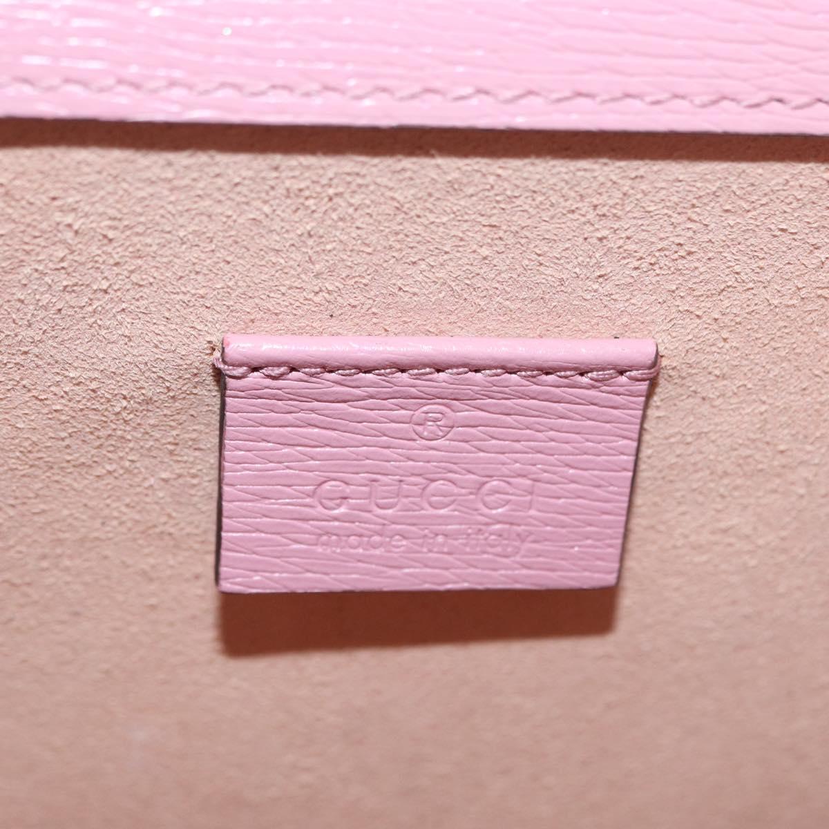 GUCCI Dionysus Chain Shoulder Bag Leather Pink 421970 Auth 156659SAM