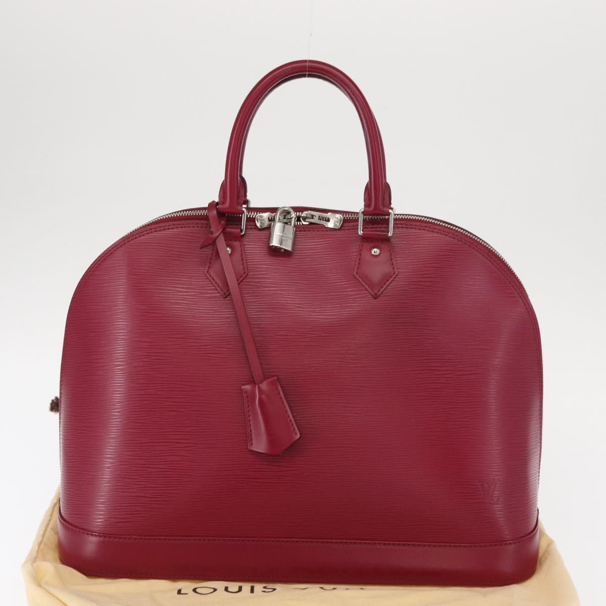 LOUIS VUITTON Epi Alma MM Hand Bag Fuchsia LV Auth 156661SAV