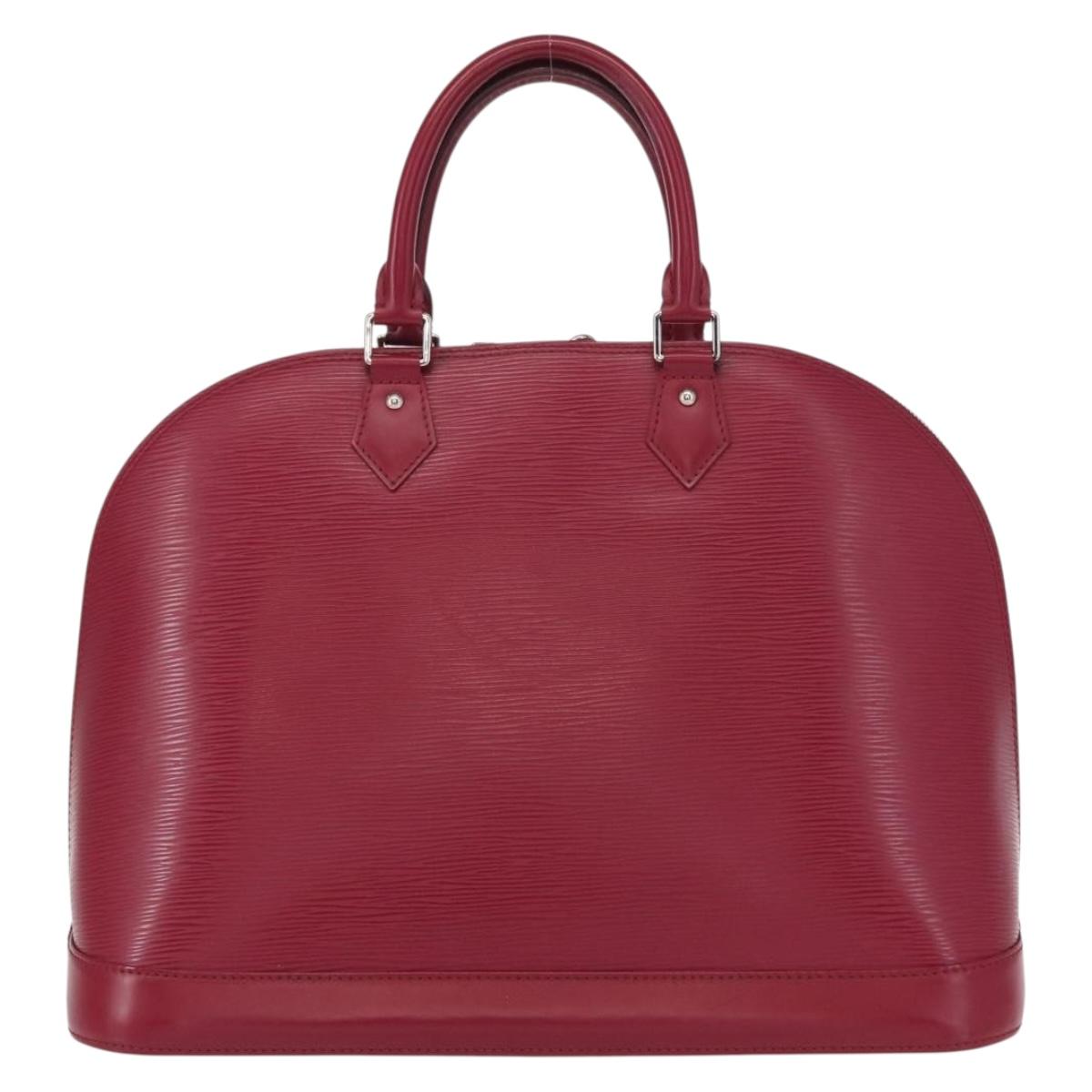 LOUIS VUITTON Epi Alma MM Hand Bag Fuchsia LV Auth 156661AV