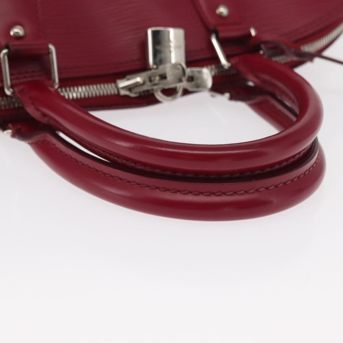 LOUIS VUITTON Epi Alma MM Hand Bag Fuchsia LV Auth 156661AV