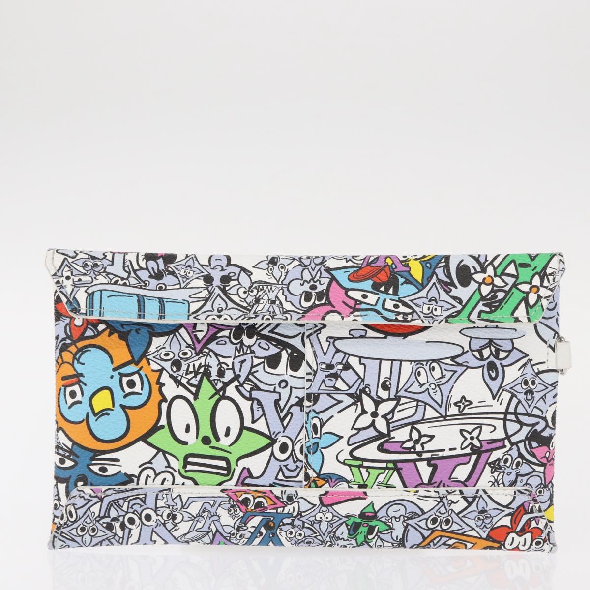 LOUIS VUITTON Monogram Comics Trio Envelope Pouch M82014 LV Auth 156662SM