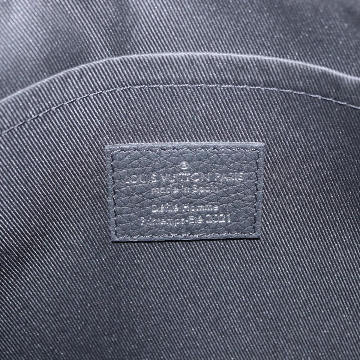 LOUIS VUITTON Monogram Taurillon LV Friend A4 Pouch Bag M80147 LV Auth 156664SM