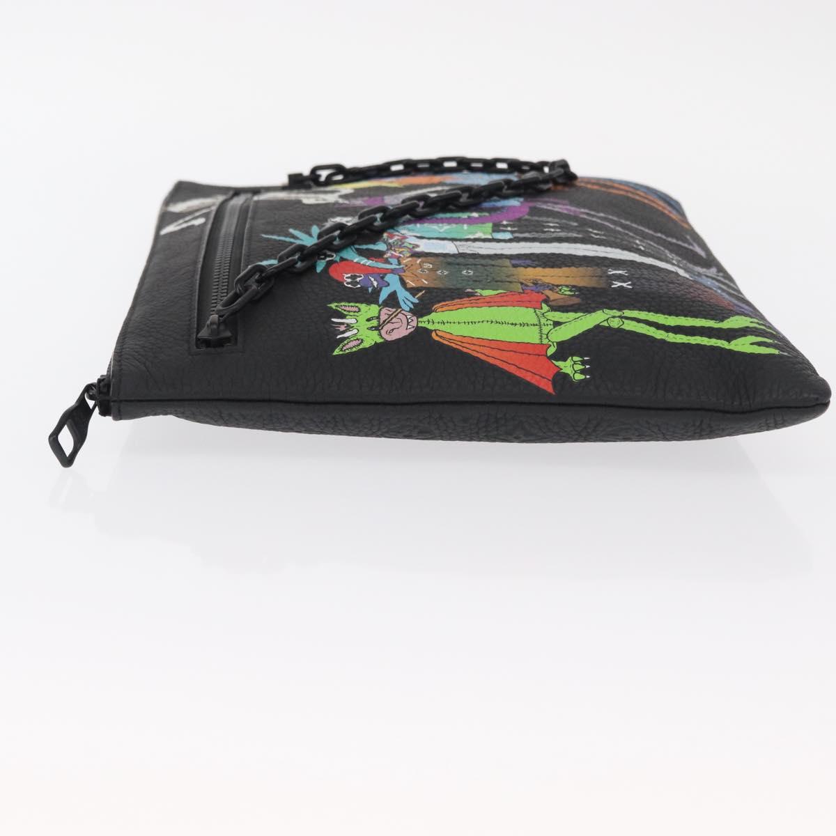 LOUIS VUITTON Monogram Taurillon LV Friend A4 Pouch Bag M80147 LV Auth 156664SM