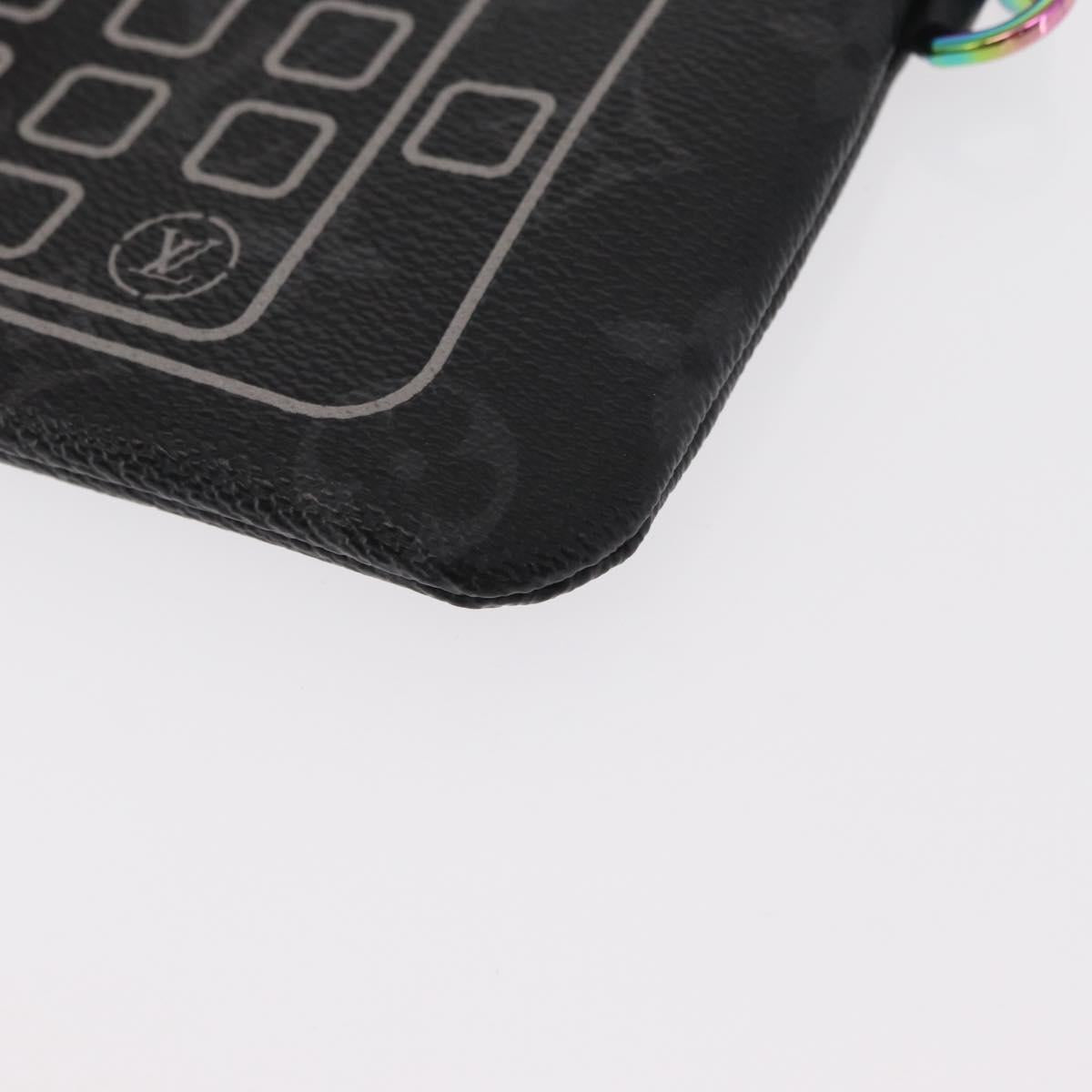 LOUIS VUITTON Monogram Eclipse Fragment iPhone Case M64433 LV Auth 156665SAM